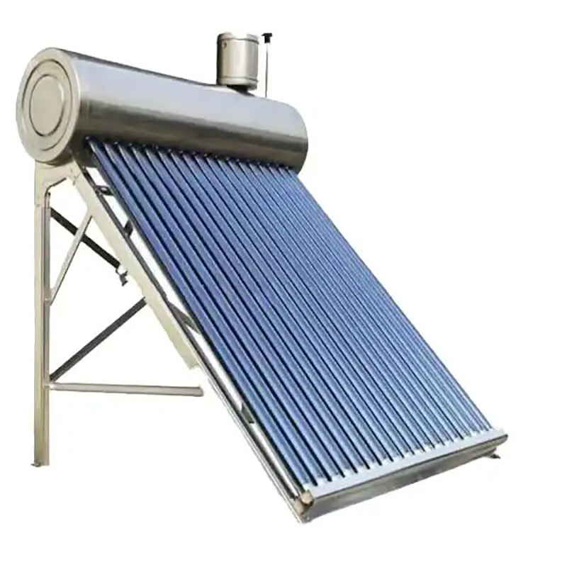 Low Pressure Complete Stainless Steel Solar Water Geyser with Auxiliary Feed Tank