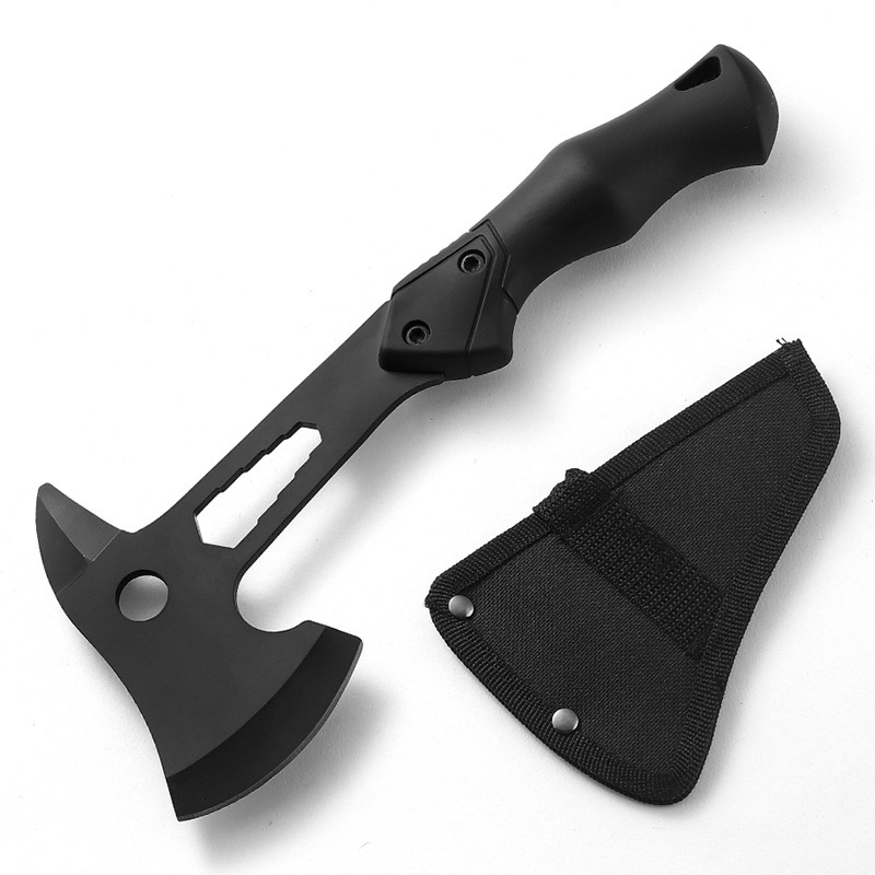 Outdoor Survival Axe Camping Clumps From Logging Axe All Black Like Plastic Handle Multi-Purpose Axe