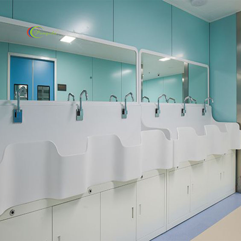 Anti-Slip Countertop Operating Room Medical Handwashing Sink for Staff Safety