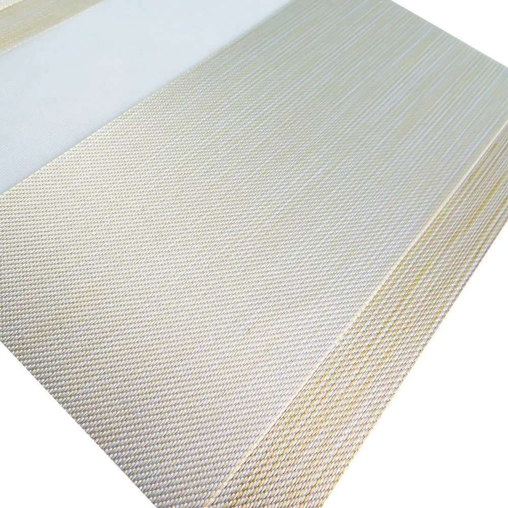 Day/Night Automated Roller Window Fire-Retardant Blind for Schools Hospitals Blinds Commercial/Residential Zebra Fabric