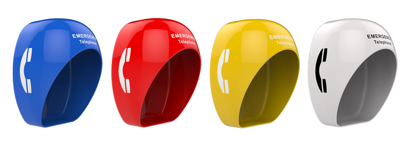 Colorful Acoustic Hood, Commercial Telephone Hood, Payphone Booth