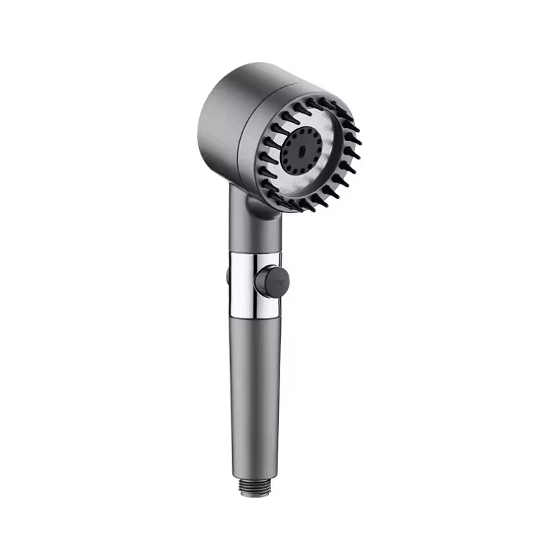 Bathroom Pressurized Shower Head High-Pressure 3 Features Handheld Filter Sprayer