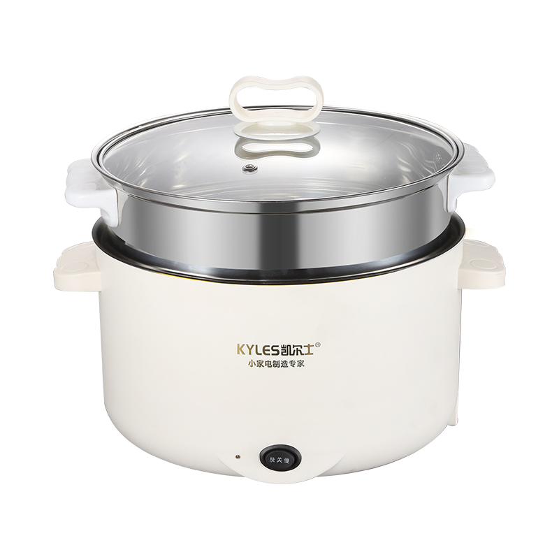 Kaiershi Jj-20f Mini Electric Hot Pot Cooker with Steamer