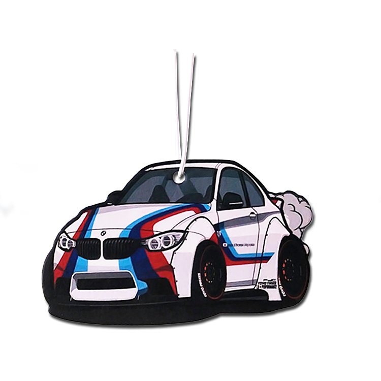 Irregular Shape Car Air Freshener Scents Paper Card Refresher Perfume Paper Hanging