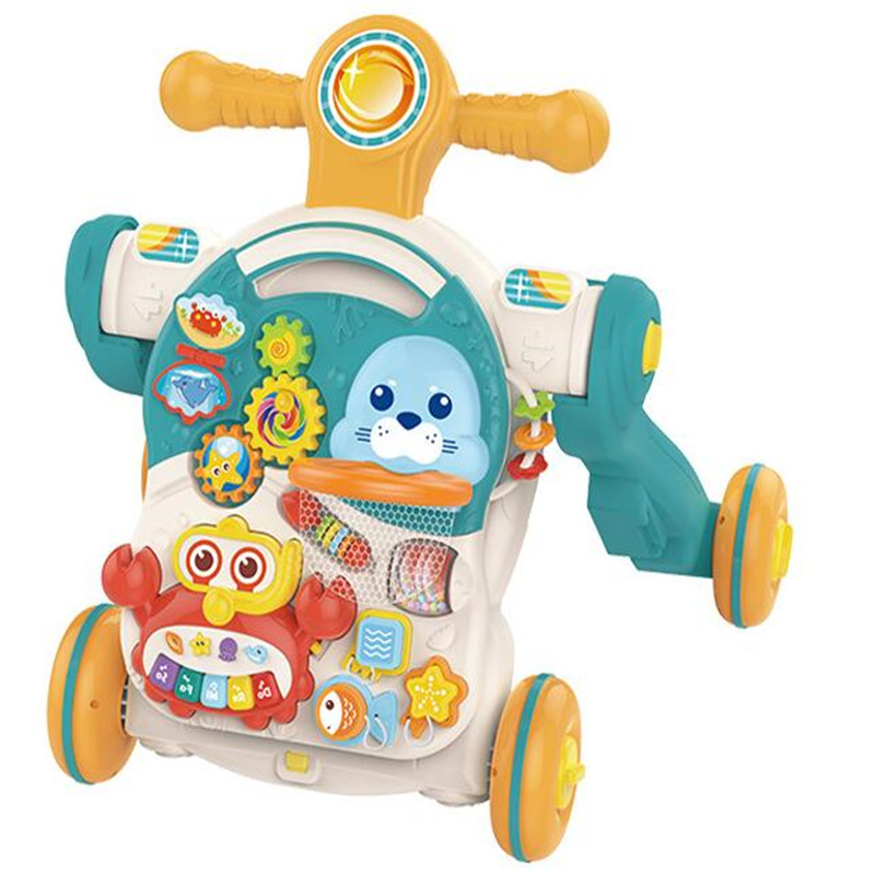 Baby Walker Educational Learning Toys Trolley Ride on Car Scooter