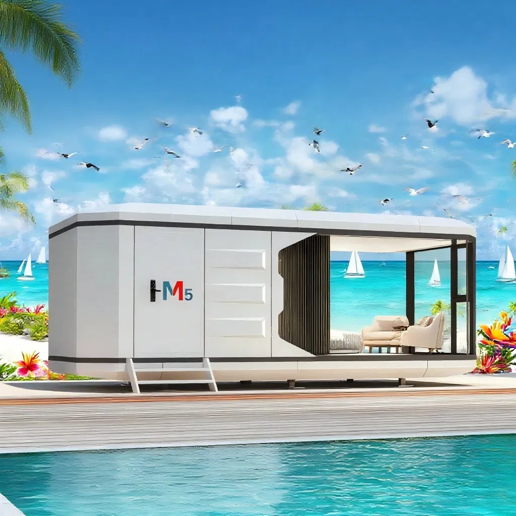 China Supplier OEM Modern Mobile Office Apartment Villa Accomodation Prefab Capsule House with Kitchen and Bathroom