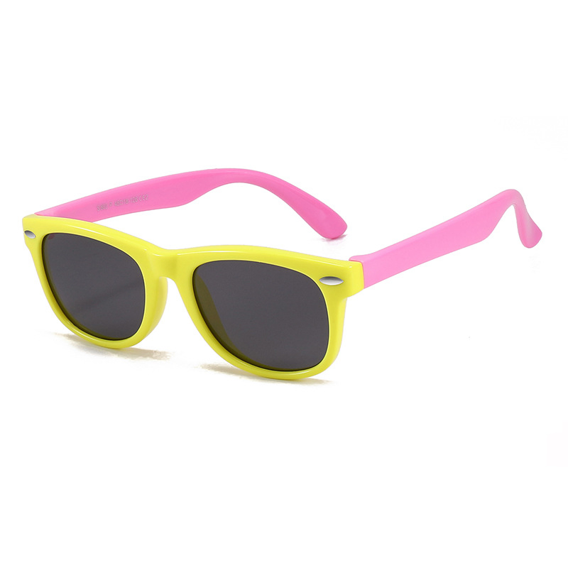 New Spot Wholesale Silicone Anti-UV Glasses Polarized Children's Sunglasses