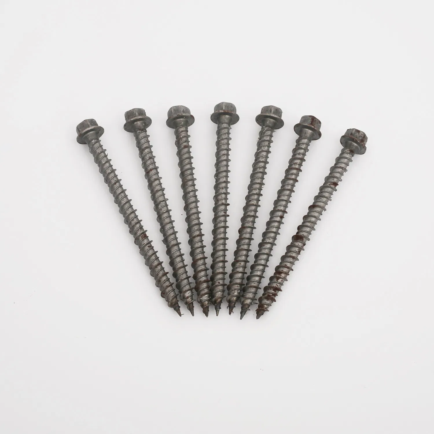High Quality Custom Fastener Metal Flange Hex Zinc Plated Washer Head Self Drilling Roof Screw for Wood