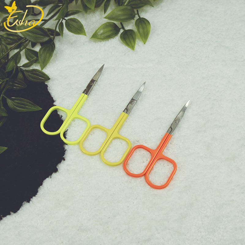 Professional Makeup Eyebrow Stainless Steel Hairdressing Beauty Nail Art Barber Nose Hair Scissors