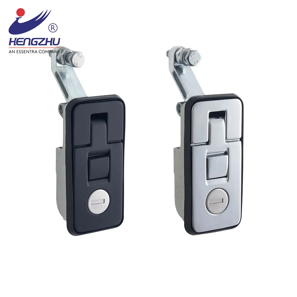 Hengzhu Ms6018z-2-1 Truck Electrical Panel Trigger Latch Push Button Door Lock Zinc Alloy Compression Lever Lock