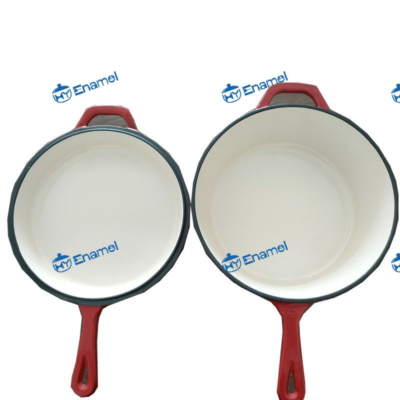 Комбо-сковорода чугунная эмалированная 2 в 1