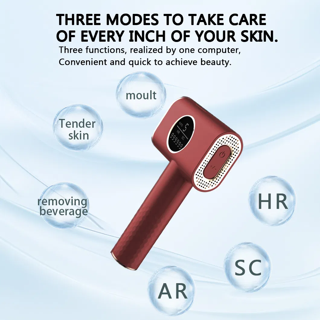 IPL 3 in 1 Skin Rejuvenation Acne Removal Home Use Hair Removal