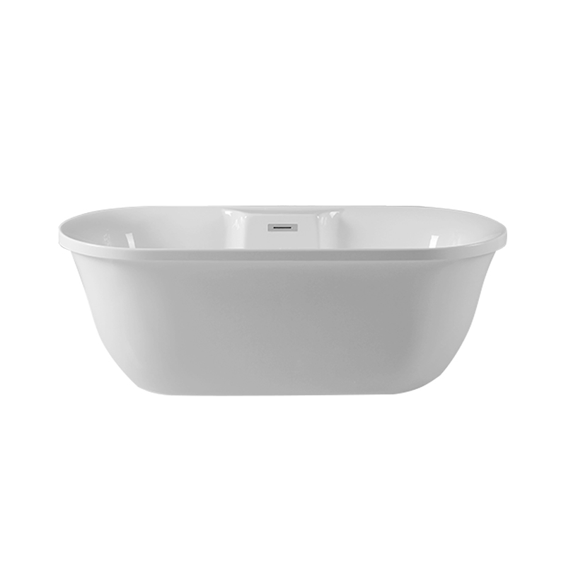 1700 Acrylic Freestanding Bath Tub Solid Surface PP Bathtub SPA Customized