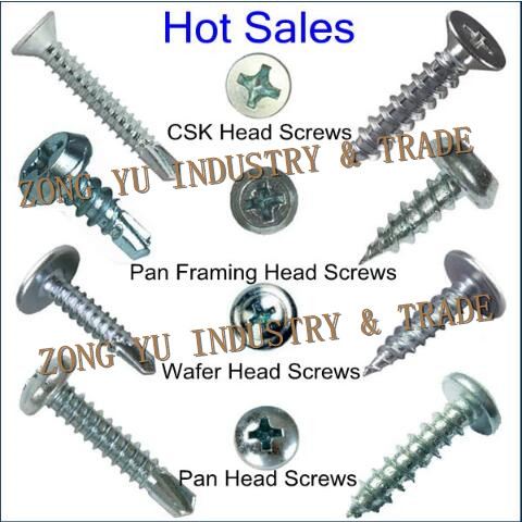 Wood Chipboard Gypsum Board Self Tapping Drywall Screw