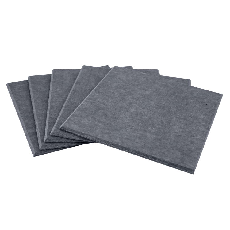 Large Square Sound Proof Self Adhesive Sound-Absorbing Reflecting 100% Polyester Fiber Felt Acoustic Panel
