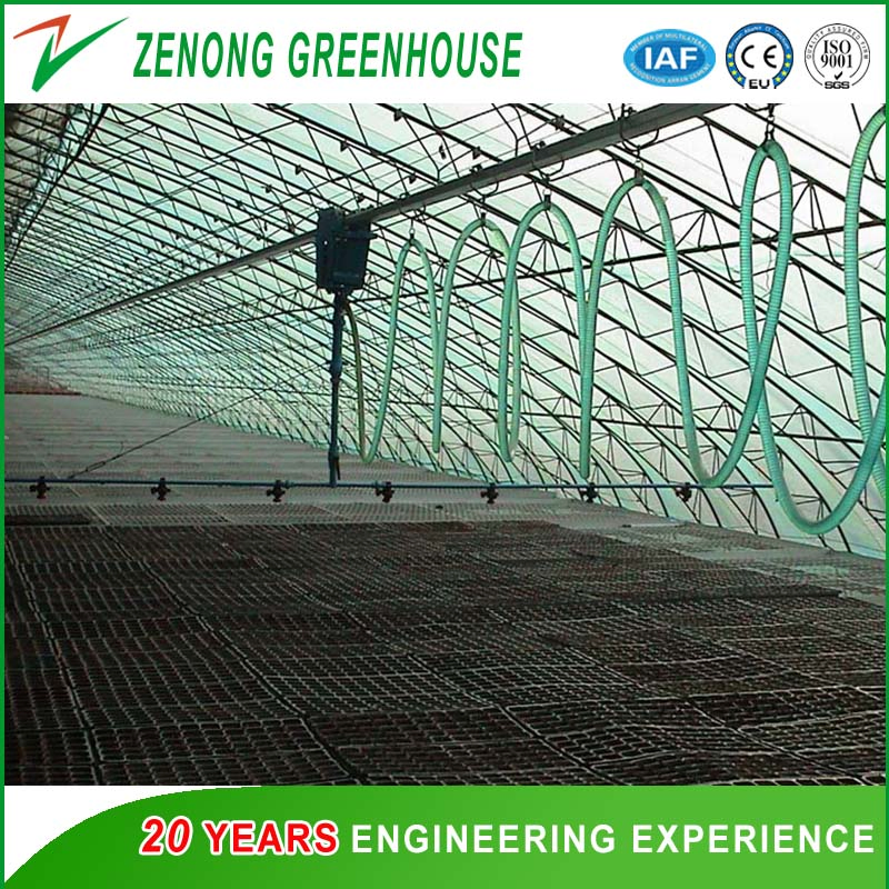 Self-Propelled Sprinkler with Three-Position Head for Greenhouse Irrigation System/Greenhouse Facility