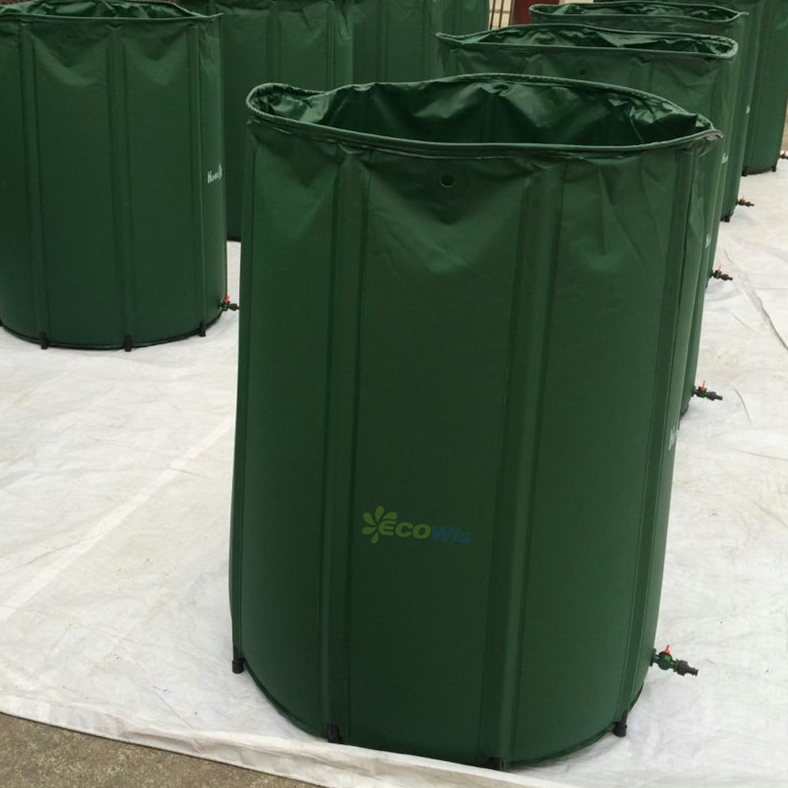 Flexible Hydroponics Tank Water Butt Collapsible Rain Barrel