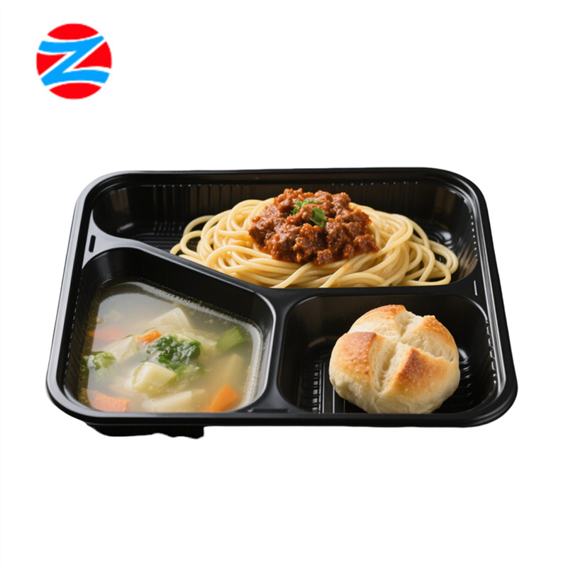 Food Grade Disposable Cpet Tray Plastic Fast Food Package Tray Cpet Tray Manufacturers