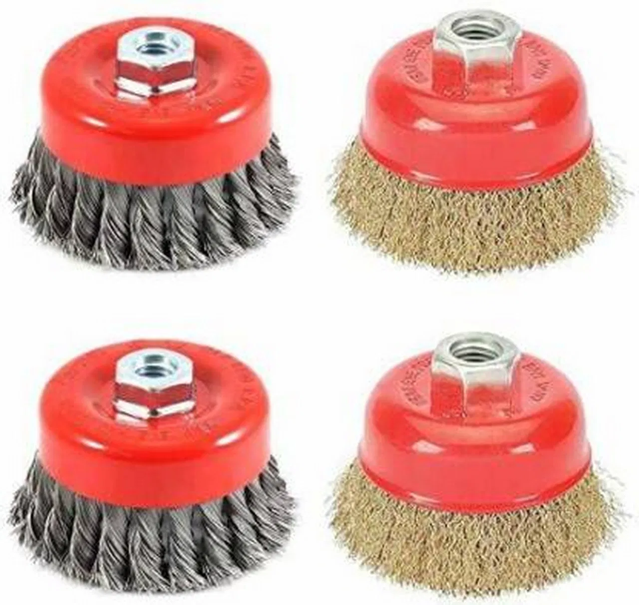 Чашечная щетка из нержавеющей стали для полировки