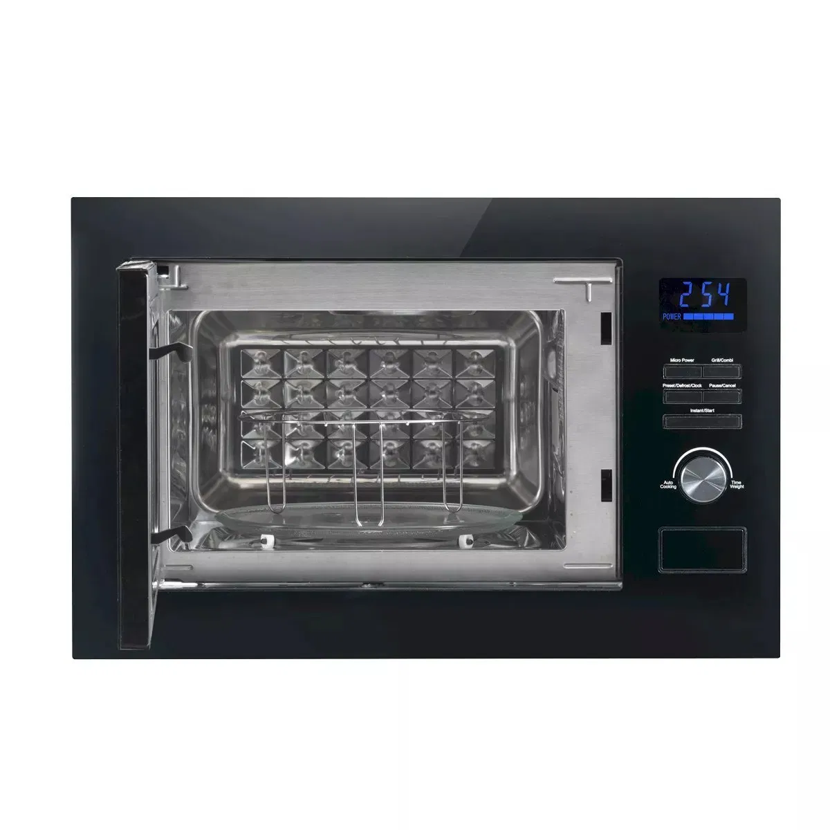 Black Color Microwave Oven 25L Integrated Microwave with Low Price