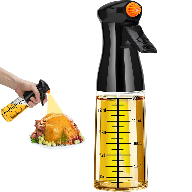 200ml Glass Olive Oil Sprayer Mister Oil Vinegar Spritzer Spray Bottles Oil Sprayer for Cooking