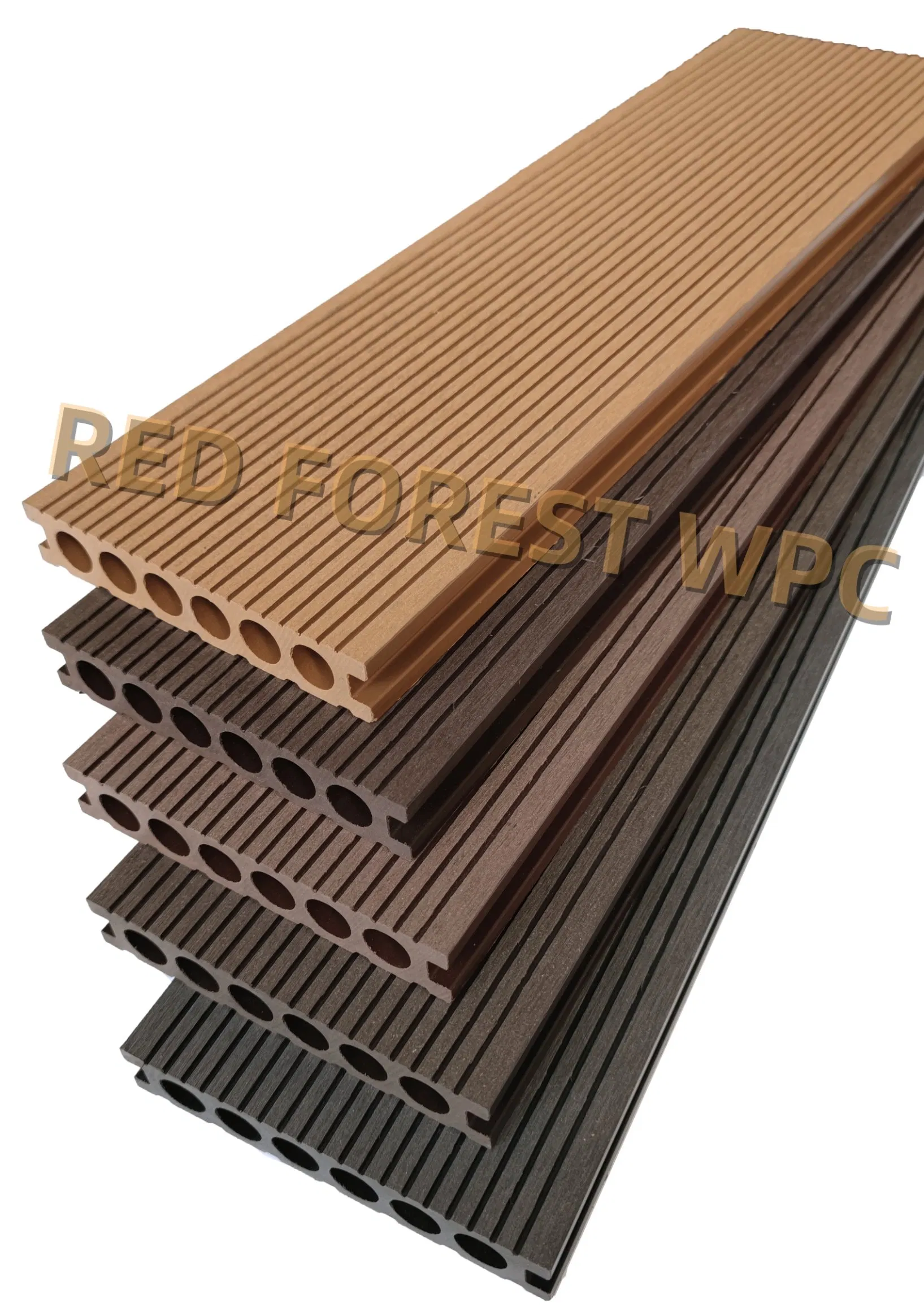 Hot Sell Outdoor Waterproof Wood Plastic Composite WPC Decking Flooring