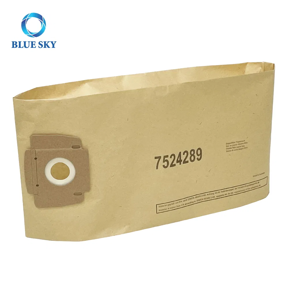 Replacement Paper Suction Dust Bags for Taski 7524289 Aero 8 15 Plus Vacuum Cleaner Spare Parts Attachment