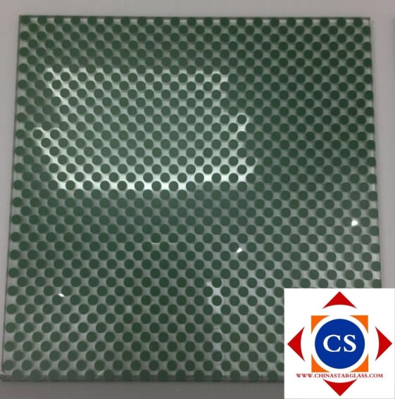 6mm Tempered Ceramic Fritted Glass Silk Screen Printed Frosted Glass for Building/Decoration/Wall