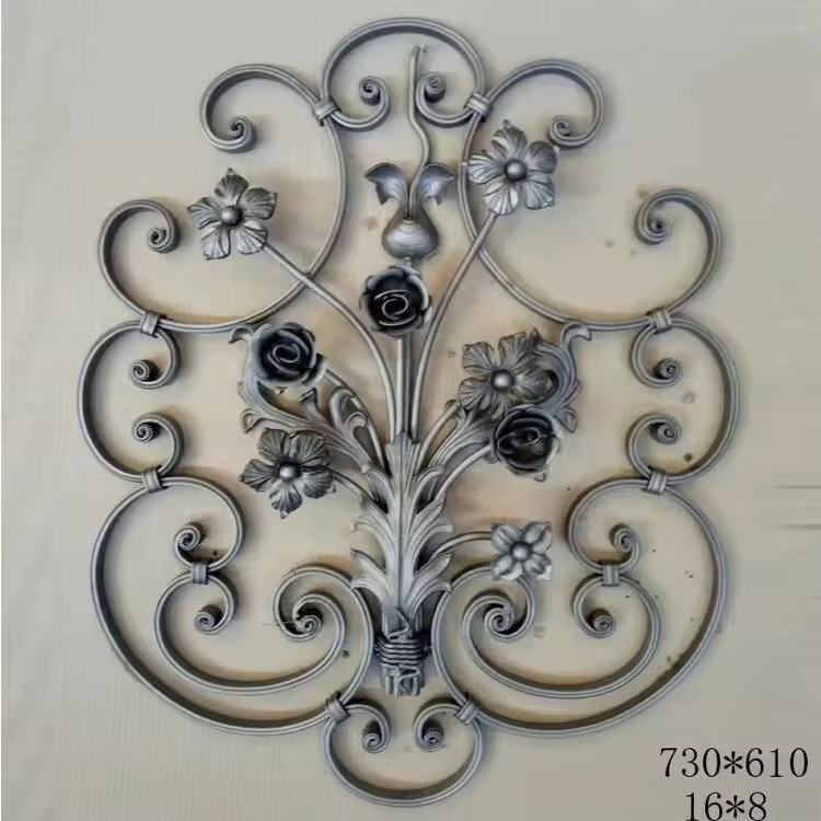 Wrought Iron Balustrade Classical Wrought Iron Fence Custom Exquisite Staircase Wrought Iron Railing Outdoor Fence