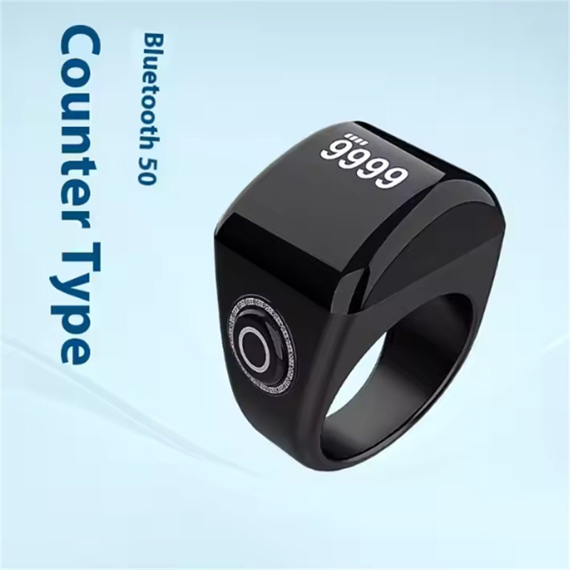 Zikr Fitness Tracker Ring - Smart Bluetooth Watch for Notifications