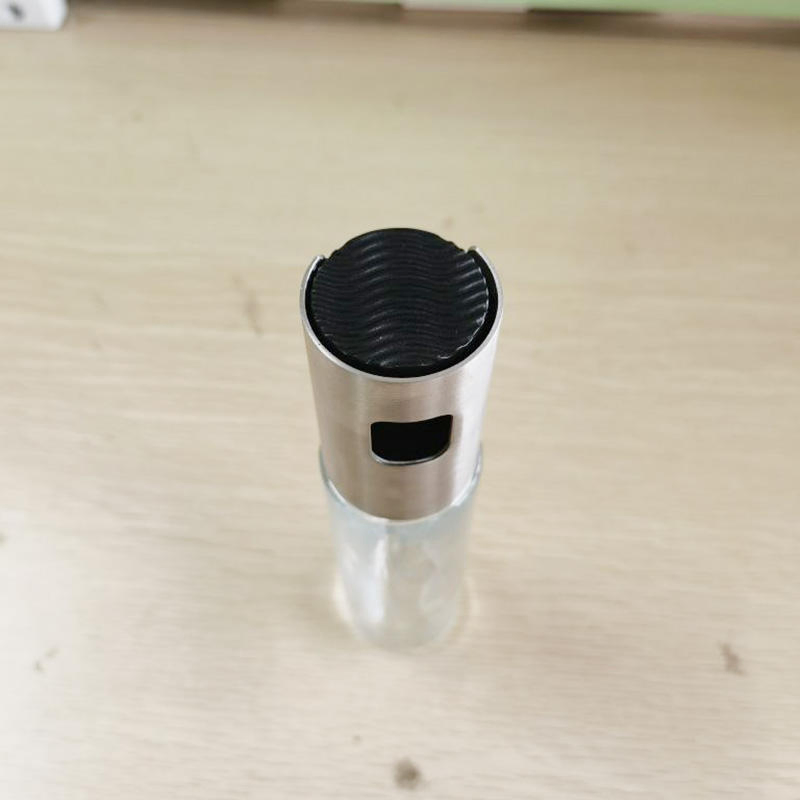 Premium Stainless Steel Olive Oil Sprayer Glass Bottle Oil Dispenser for Kitchen Use