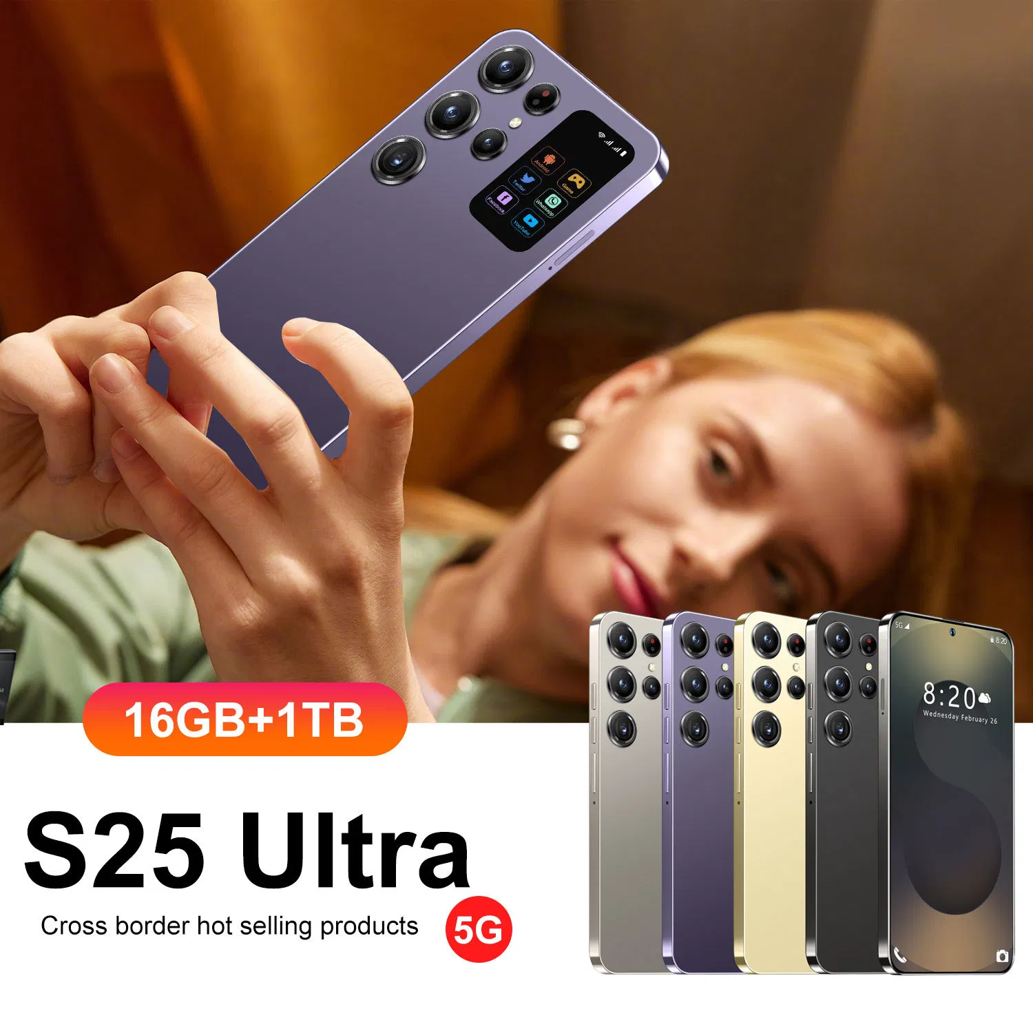Смартфон S25 Ultra 5G 22ГБ+2ТБ с S-Pen, Android 14