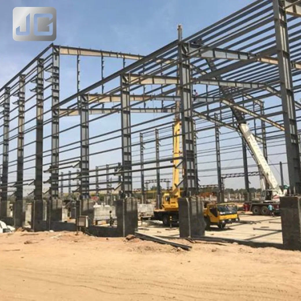 Demountable Prefab Galvanized Painted Customizable Steel Industrial Building