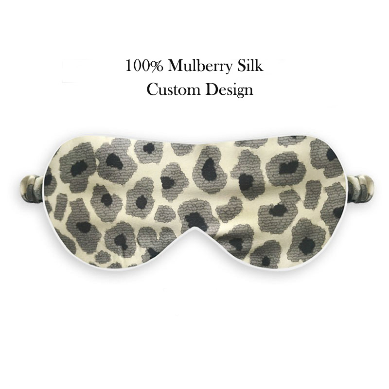 China Factory Double-Sided Pure Silk Lady Hot Sale Silk Sleep Mask of Custom Logo