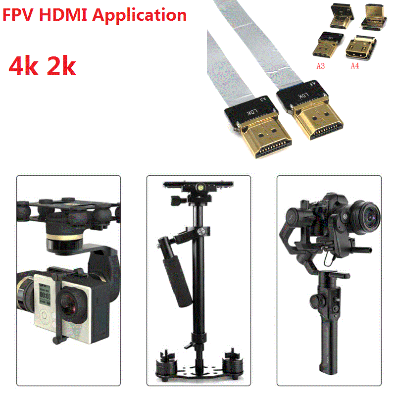 Wholesale Ultra Flex 4K HDMI Cable for Fpv Aerial Photography