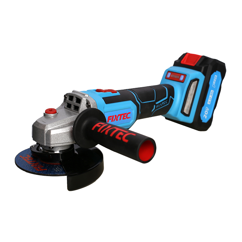 Fixtec OEM Professional 20V 5 in 1 Cordless Brushless Power Tools Set Power Drill Angle Grinder Wrench Rotary Hammer Flashlight Combo Kit