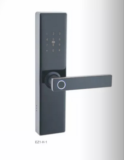 Black&Grey Intelligent Fingerprint Smart IC Card Door Lock
