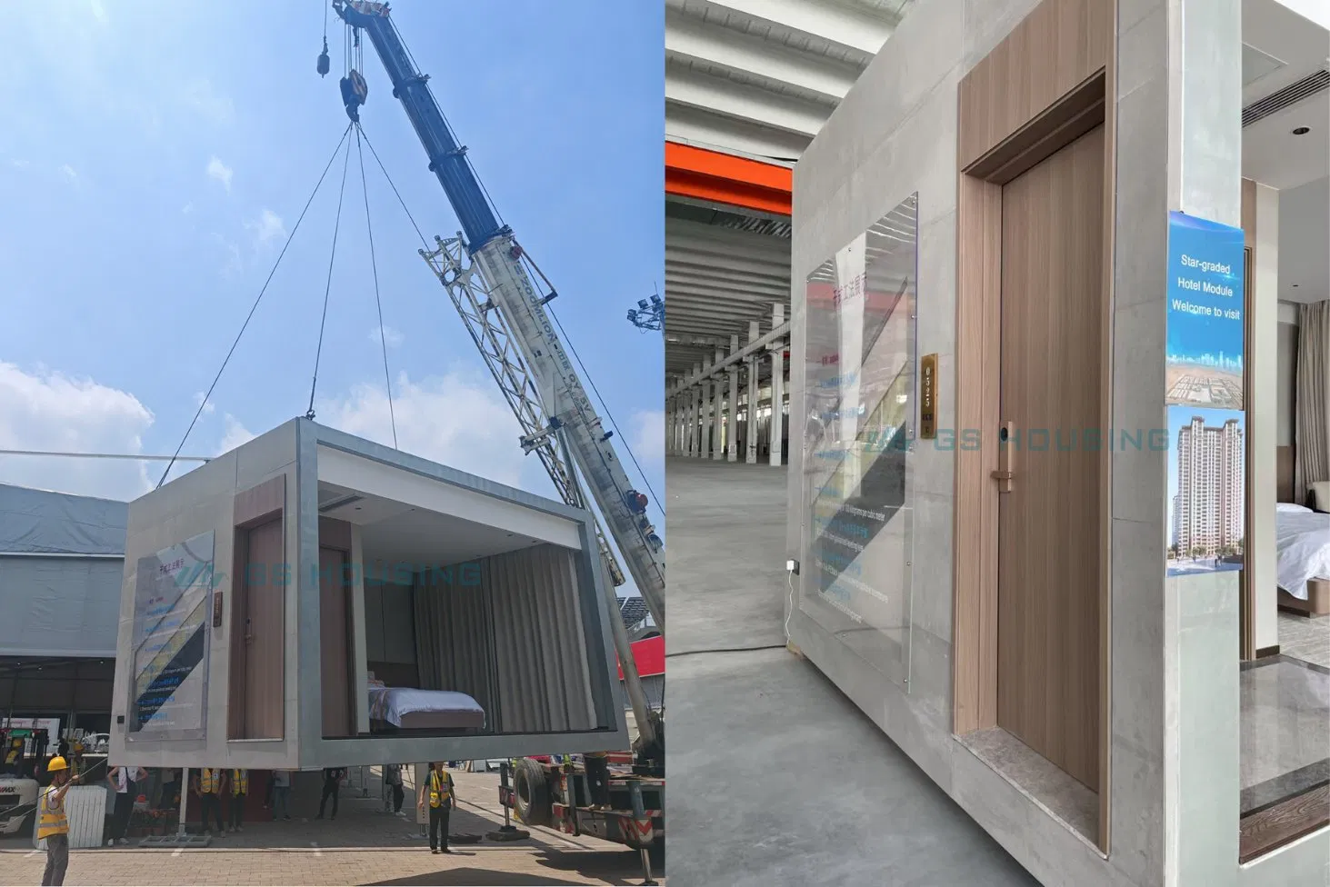 Fire-Proof Customized Steel Frame Prefab Hotel Container Comfortable Custom Made Modern Portable Economical Luxury Prefab Modular Container Hotel