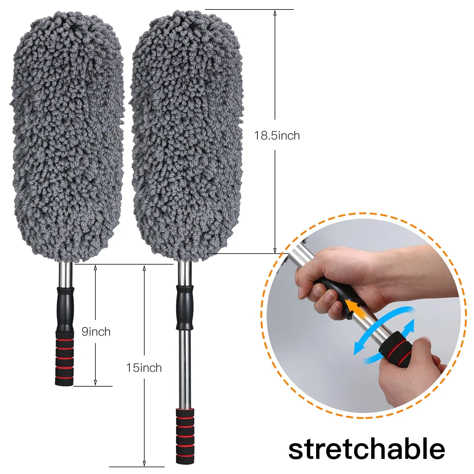 Tool Super Soft Microfiber Car Dash Duster Brush Cleaning Kitchen Computer Duster