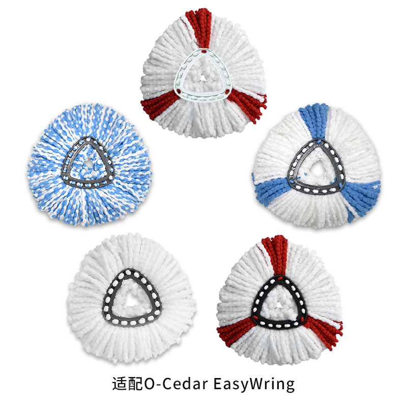 Adaptive O-Cedar Mop Buseda 360 Degree Rotating Triangle Mop Head Mop Accessories Wholesale 140g