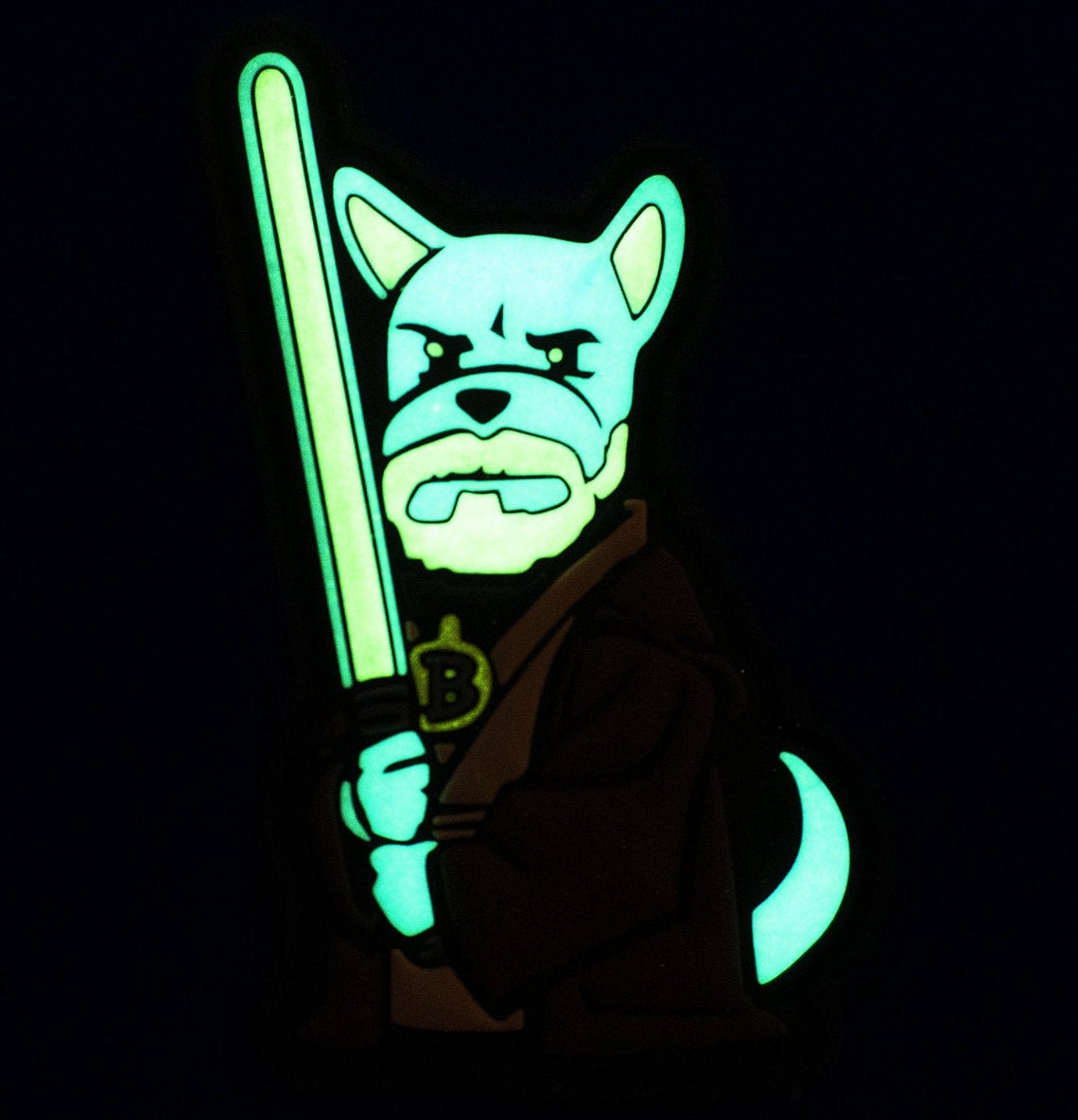 Значок силиконовый 3D светящийся с логотипом