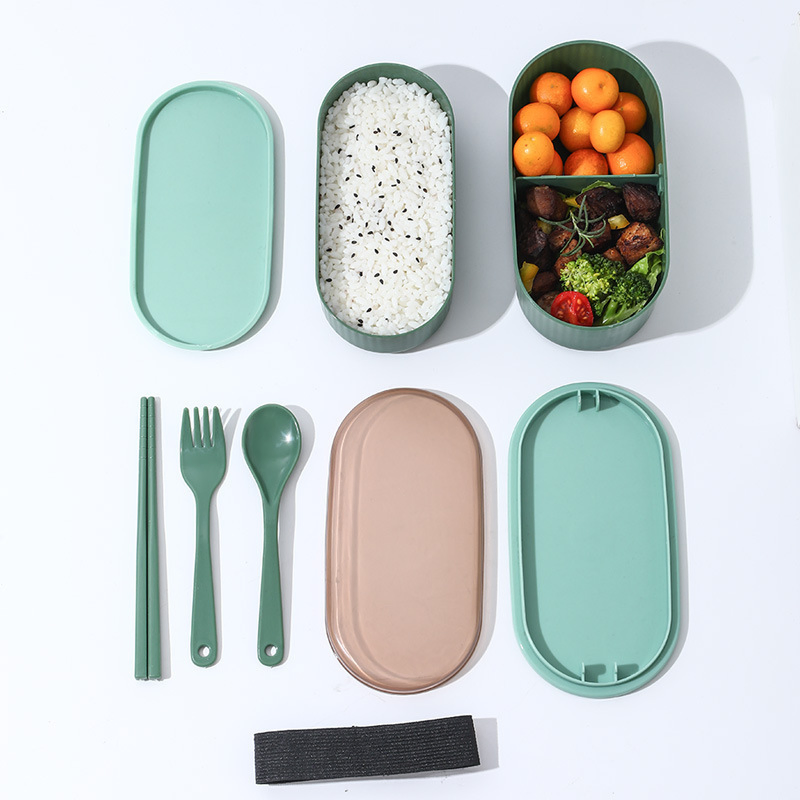 Eco-Friendly Portable Plastic Lunch Box for Easy Meals