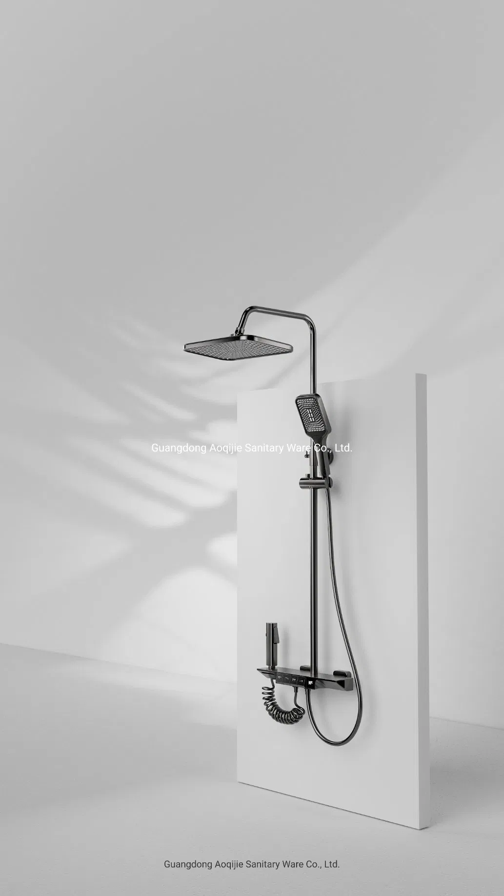 Gun Gray Shower Faucet Bathroom Shower Mixer Brass Shower Bathroom Fitting Shower Shower Set Brass Shower