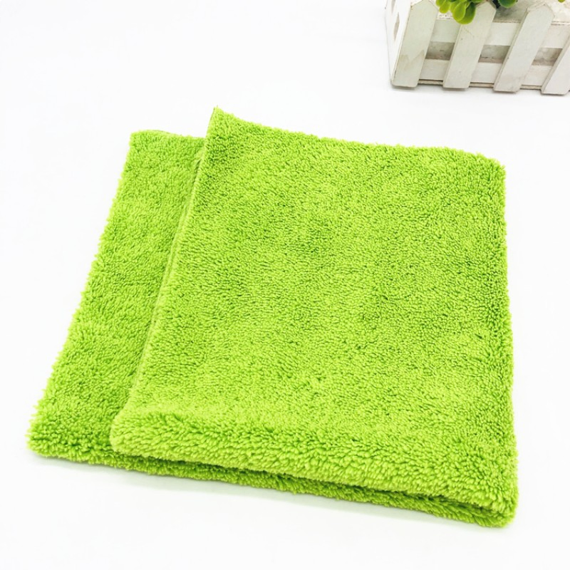 Hot-Selling 30*30cm, 40*40cm, Microfiber Edgeless Long Short Pile Towel for Car Wash and Polishing, Scratch-Free and Quick Drying