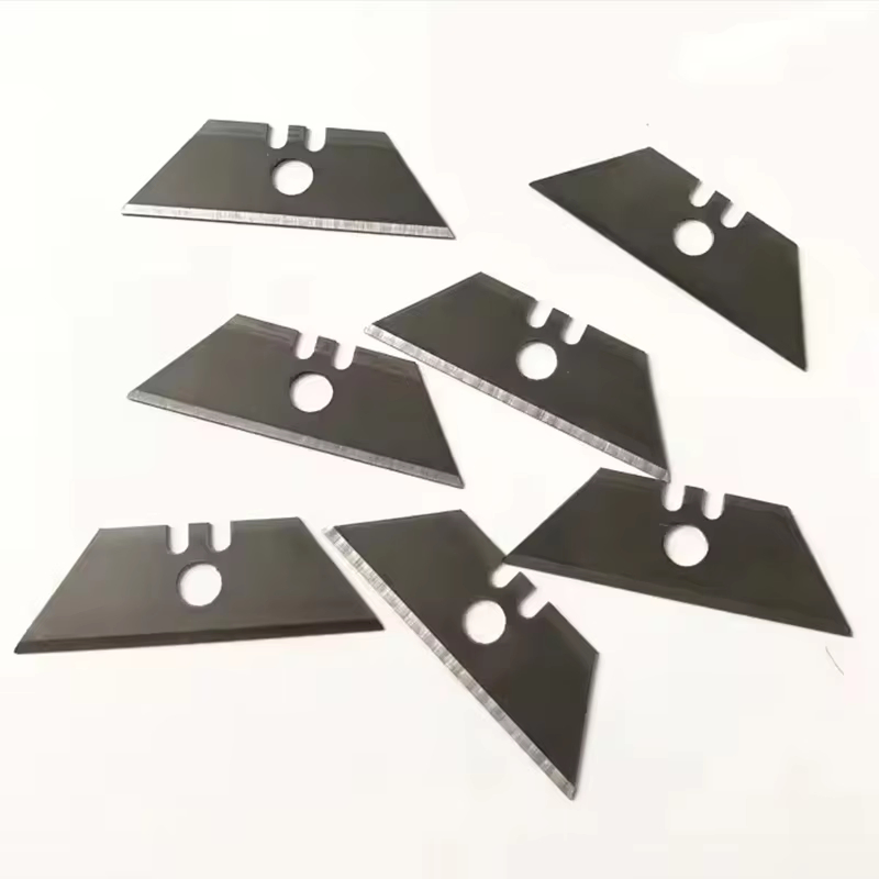 Hautine High Quality Trapezoid Cutter Blades with Hole 19X61mm