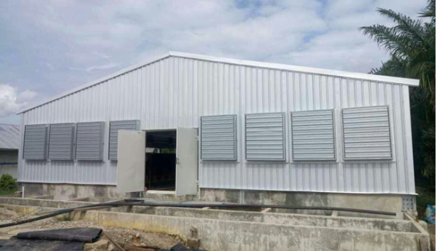 Quick Installation Supply Free Design Prefabricated Steel Structure Chicken Coop