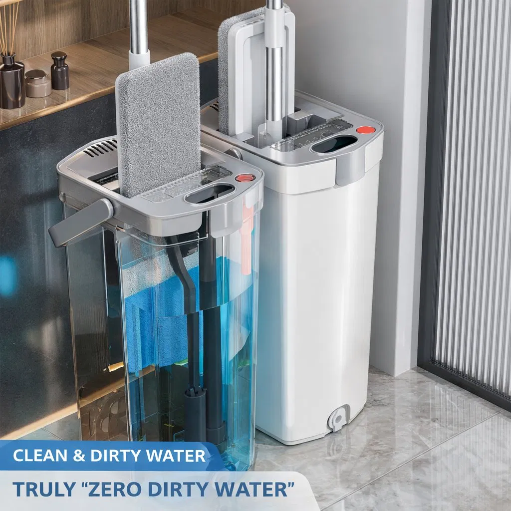 High-Performance Mop for Effortless Clean and Dirty Separation