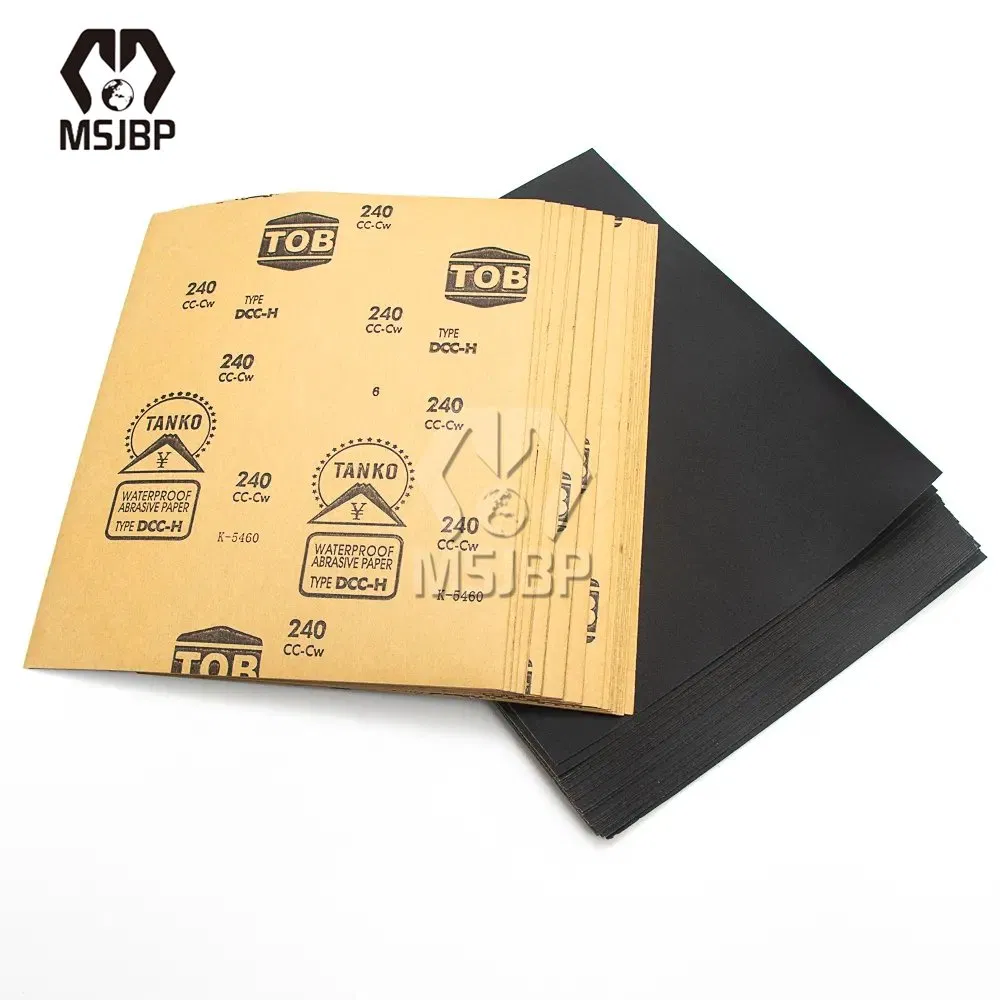 Водостойкая наждачная бумага Tanko Tob Black Silicon Carbide