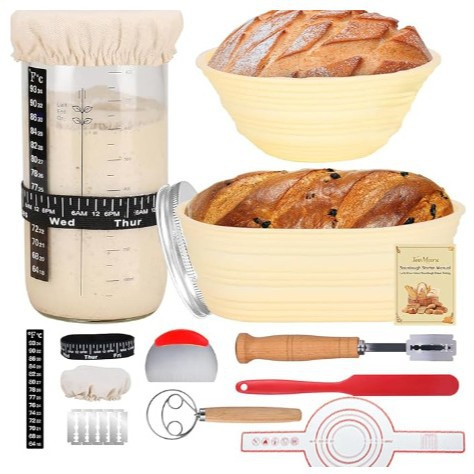 Factory Supplier 10 Inch Round Sourdough Proofing Basket Low MOQ Indonesia Rattan Bread Proofing Baskets