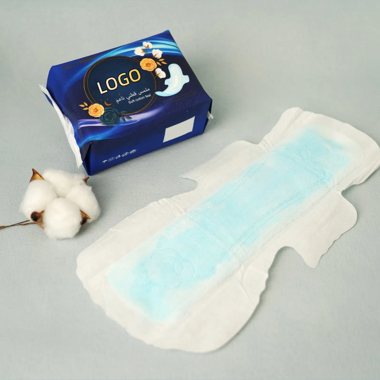 Manufacturers Customized Cotton Disposable Sanitary Napkin for Women